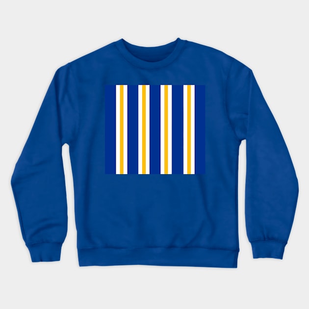 Leicester Stripes Crewneck Sweatshirt by Confusion101